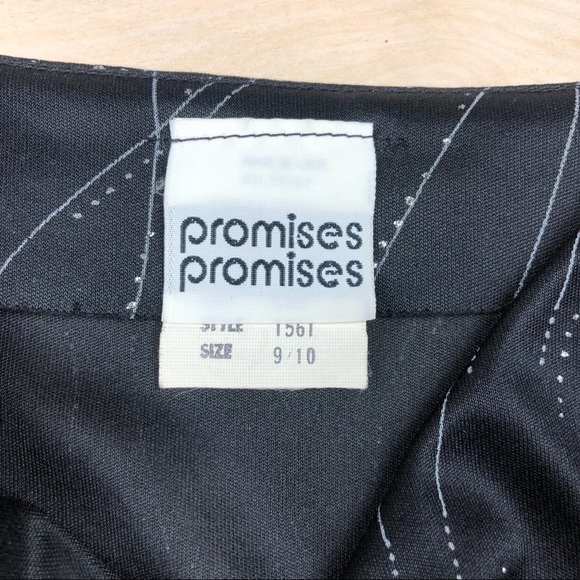 Vintage 1960s Black and Silver Cowl Neck Dress - Picture 6 of 9